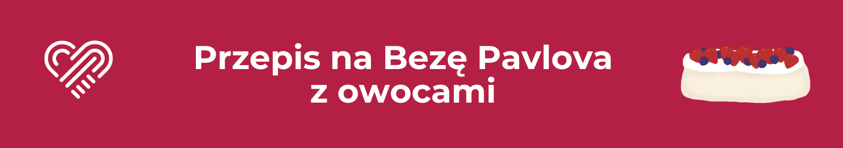 Beza Pavlova z owocami