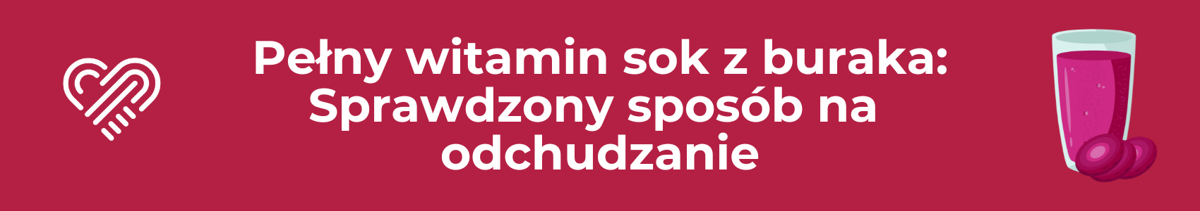 Odchudzający sok z buraka