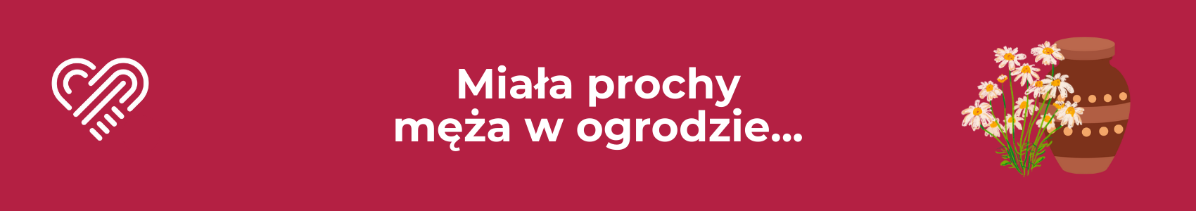 Miała prochy męża w ogrodzie