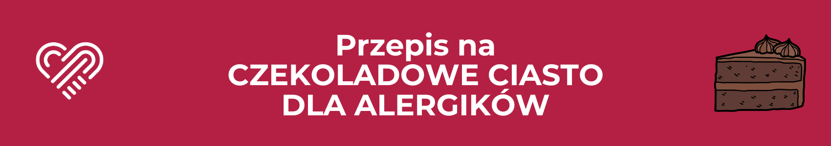 Czekoladowe ciasto dla alergików