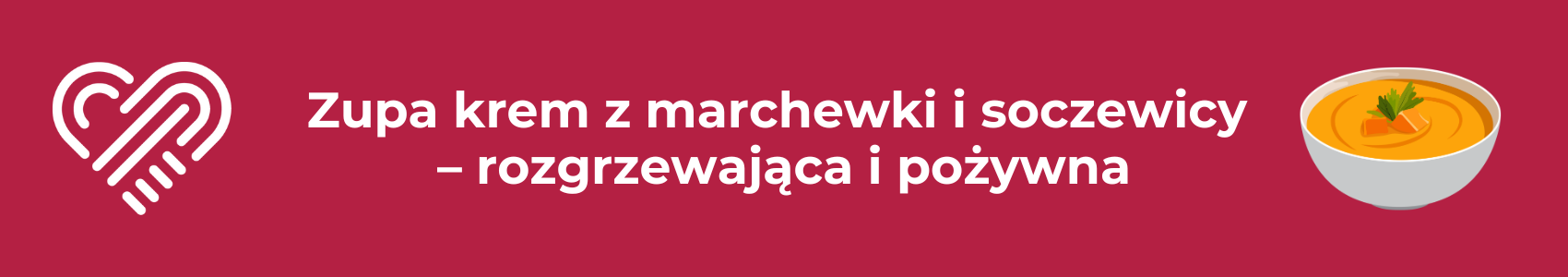 Zupa krem z marchewki i soczewicy