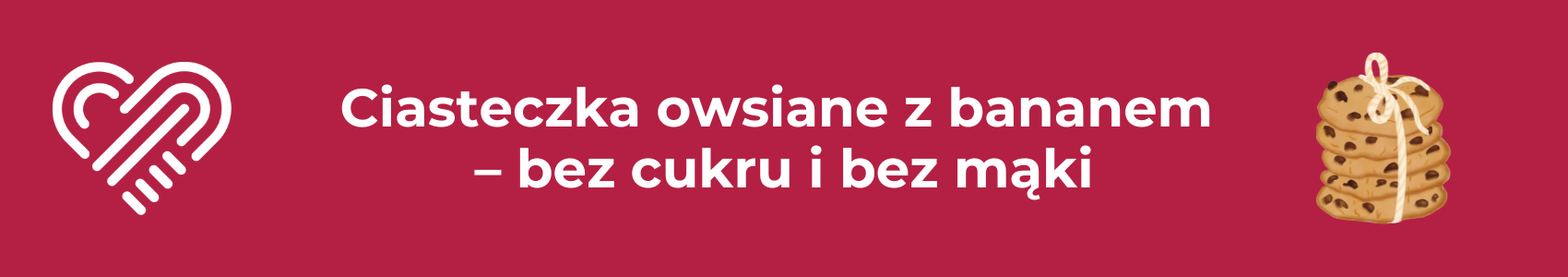 Ciasteczka owsiane z bananem