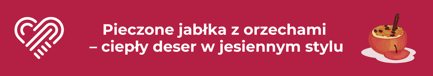 Pieczone jabłka z orzechami