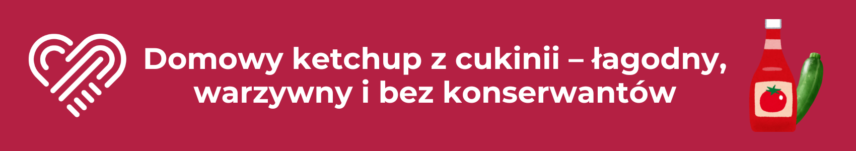 Domowy ketchup z cukinii