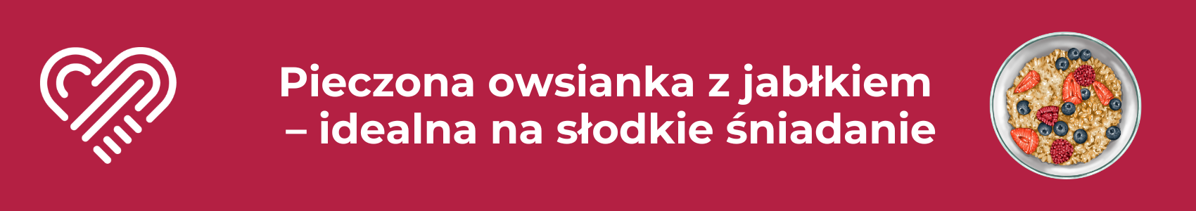 Pieczona owsianka z jabłkiem