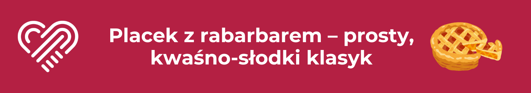 Placek z rabarbarem