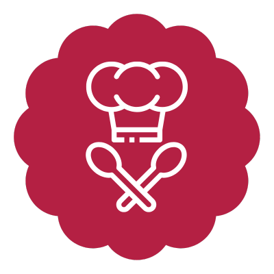 Czapka kucharska z łychami