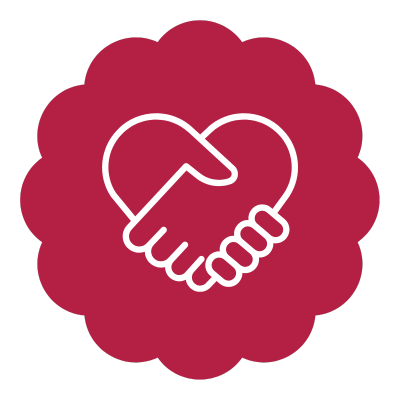 Ikona dłonie w serce