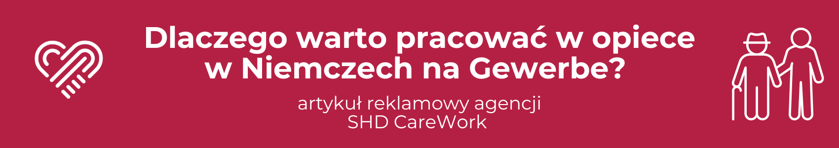Dlaczego warto pracować w opiece w Niemczech na Gewerbe?